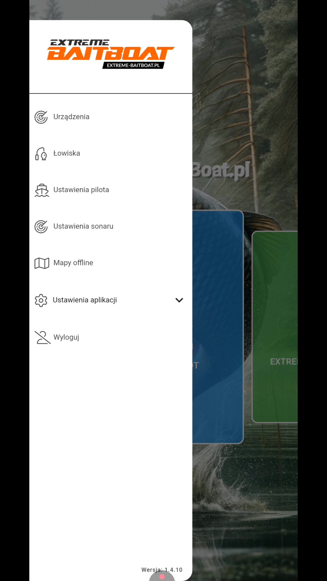Mapy offline w aplikacji Extreme-One dla łódki zanętowej - tutorial pobierania map Europy bez internetu