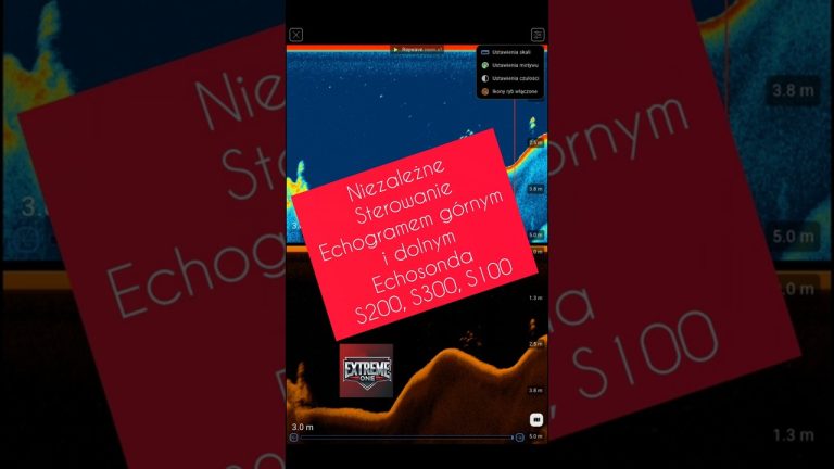 Niezależne sterowanie echogramem - intensywność i czułość