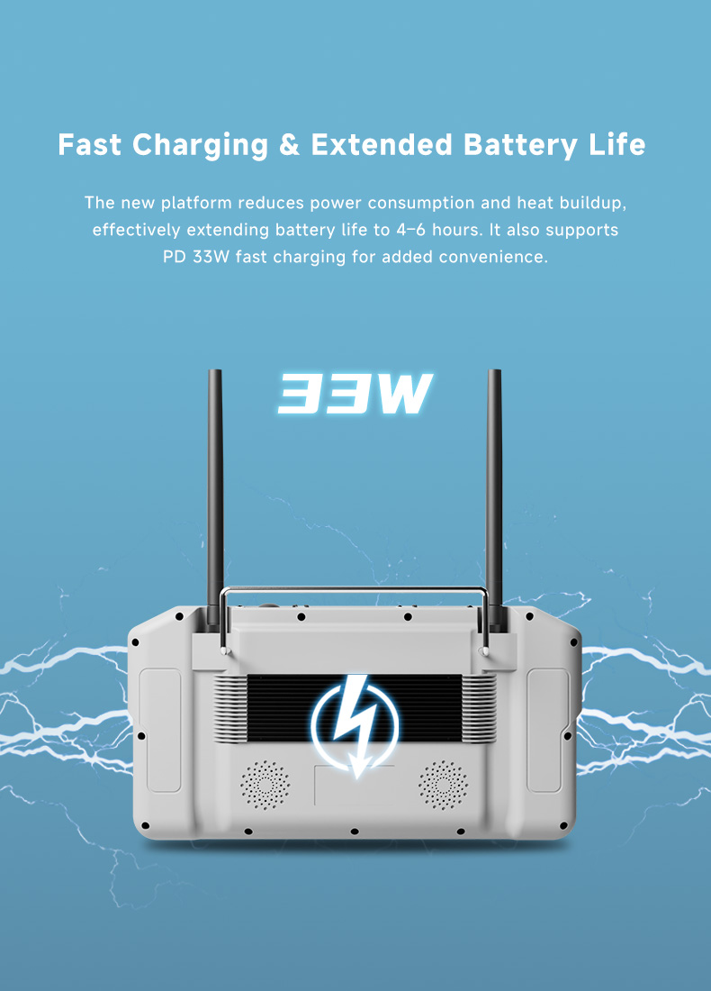 Skydroid G30 bateria PD 33W szybkie ładowanie 4-6h pracy