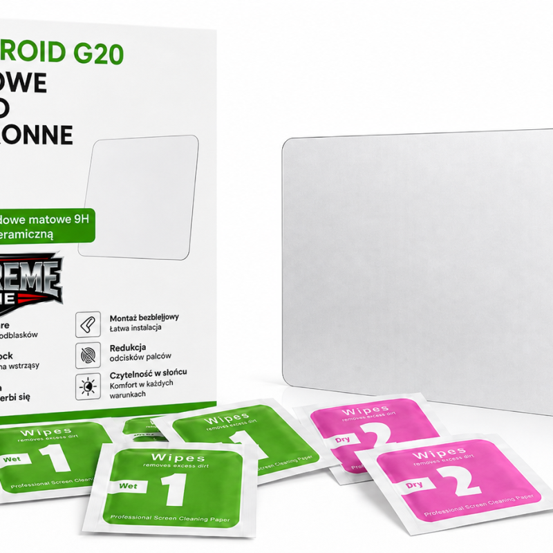Szkło ochronne matowe 9H do Skydroid G20 (7″) – hybrydowe z powłoką ceramiczną